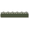 vidaXL Robniki za trato 10 kos 103 x 0,05 x 22 cm Jeklo Olivno zelena