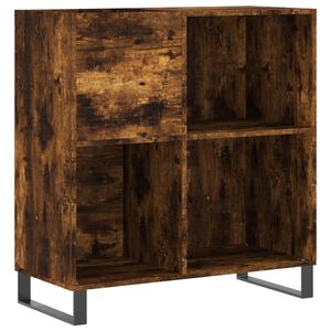 vidaXL Omarica za gramofonske plo&scaron;če dim. hrast 84,5x38x89 cm inž. les