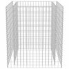 vidaXL Visoka greda gabion pocinkano jeklo 90x90x100 cm