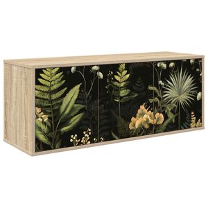 vidaXL Stenska TV omarica RHENEN 102 x 33 x 40 cm Sonoma hrast