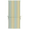 vidaXL Potiskane blazine za vrtne stole 4 kosi večbarvne 120x50x3 cm