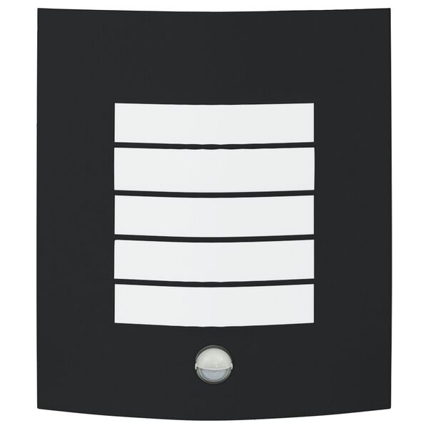 vidaXL Zunanje stenske svetilke 2 pcs Črna 23.5 x 10.5 x 26 cm