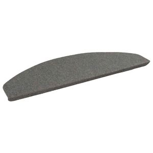 vidaXL Samolepilni stopni&scaron;čni tepihi 15 kos 80 x 28 x 3,5 cm Siva