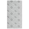 vidaXL Zunanja preproga ARAKIL siva 80x150 cm PP