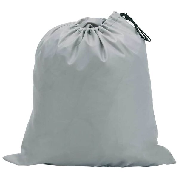 vidaXL Pokrivalo za čoln sivo 660x235x40 cm