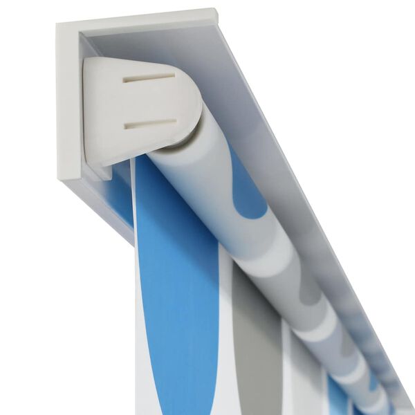 vidaXL Rolo zavesa za prho 140x240 cm krogi