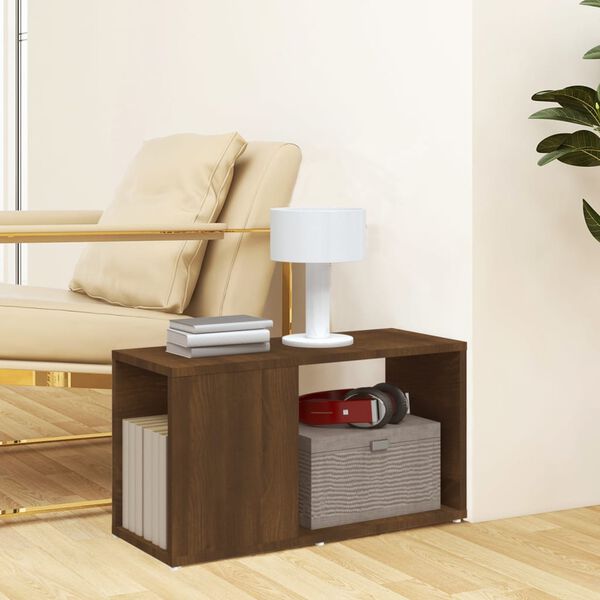 vidaXL TV omarica rjav hrast 60x24x32 cm inženirski les