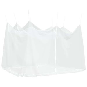 vidaXL Mreža proti komarjem za zunanjo uporabo 220 mrež bela 300x300x250 cm
