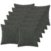 vidaXL Dekorativna blazina 12 kos HEERLEN Antracit 45 x 45 cm