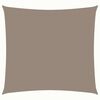 vidaXL Senčno jadro oksford blago kvadratno 5x5 m taupe