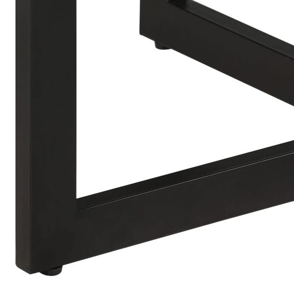 vidaXL Jedilna miza 110x75 cm trden mangov les