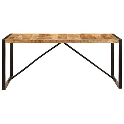 vidaXL Jedilna miza iz masivnega neobdelanega mangovega lesa 180 cm