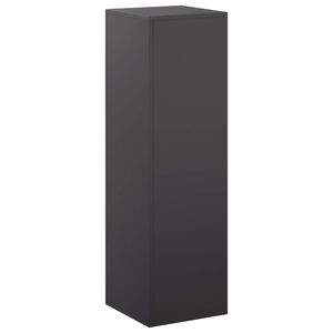 vidaXL Stojalo za rastline Črna 30 x 30 x 100 cm Jeklo