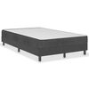 vidaXL Boxspring postelja temno siva iz blaga 120x200 cm