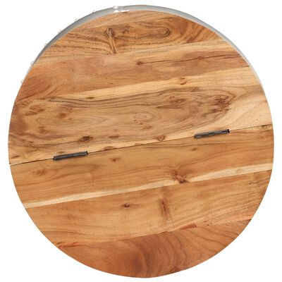 vidaXL Klubska mizica 53x43 cm trden akacijev les