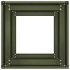 vidaXL Sadilnik Olive Green 40x40x80 cm Hladno valjano jeklo