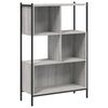 vidaXL Knjižna omara siva sonoma 72x28x109 cm inženirski les
