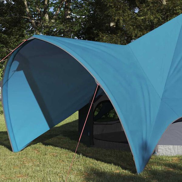 vidaXL Teepee &scaron;otor s streho Modra in siva 600 x 600 x 347 cm