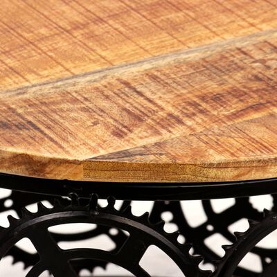 vidaXL Klubska mizica iz trdnega mangovega lesa 60x40 cm