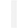 vidaXL Pregrada za prostor bela 100x33x155,5 cm inženirski les
