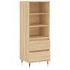 vidaXL Visoka omara sonoma hrast 40x36x110 cm inženirski les