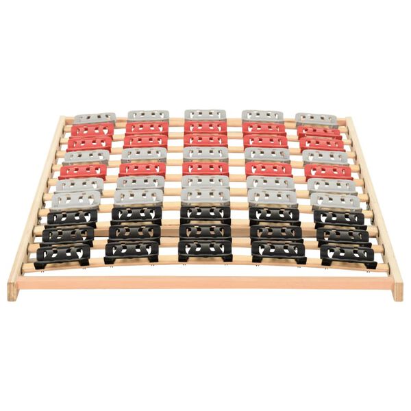 vidaXL Posteljno dno z 12 letvicami in podporami 100x200 cm