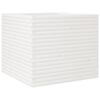 vidaXL Vrtno cvetlično korito belo 80x80x68,5 cm trdna borovina