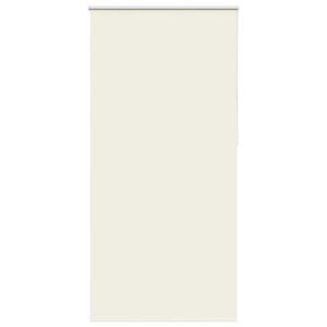 vidaXL Zatemnitvena rolo senčila umazano bela 115x210 cm, &scaron;irina blaga 110,7 cm, poliester