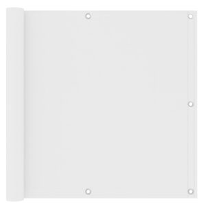 vidaXL Balkonsko platno belo 90x500 cm oksford blago