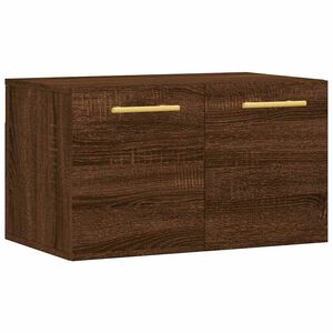 vidaXL Stenska omarica rjavi hrast 60x36,5x35 cm inženirski les