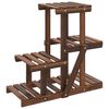 vidaXL Stojalo za rastline 58x25x51 cm trden les jelke