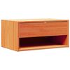 vidaXL Nočna omarica Voskast rjav 50 x 32,5 x 24 cm Trdna borovina