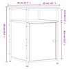 vidaXL Nočna omarica 2 kosa črna 40x42x60 cm inženirski les