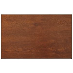 vidaXL Okenski nadstre&scaron;ek Rjav les 60 x 50 x 4,5 cm PVC