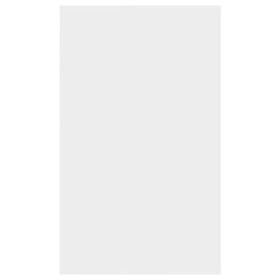 vidaXL Komoda s 3 predali bela 120x41x75 cm iverna plošča