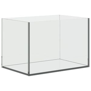 vidaXL Akvarij s shranjevanjem Transparentno 30 x 20 x 20 cm Steklo