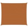 vidaXL Sončno platno Oranžna in Rjava 7 x 6 m 100% poliester Oxford