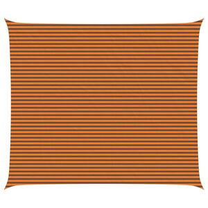 vidaXL Sončno platno Oranžna in Rjava 7 x 6 m 100% poliester Oxford