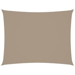 vidaXL Senčno jadro oksford blago pravokotno 2x3 m taupe