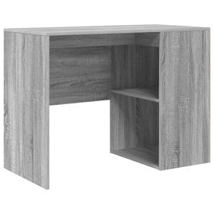 vidaXL Miza Siva Sonoma Inženirski les 102 x 50 x 75 cm