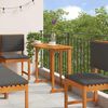 vidaXL Vrtnik Bistro Set 6 pcs Rjava Trden akacijev les