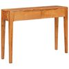 vidaXL Konzolna miza Rjava 110 x 30 x 80 cm Trden akacijev les