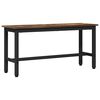 vidaXL Jedilna klop Dimljeni oreh 100 x 32,5 x 48,5 cm