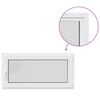 vidaXL Notranja barva okna za klet bela RISOR 120 x 55 cm