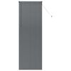 vidaXL Venecijanske žaluzije Temno siva 220 x 70 cm Aluminij