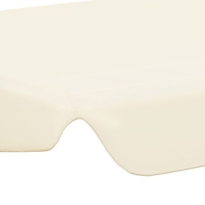 vidaXL Streha za vrtno gugalnico krem 150/130x105/70 cm