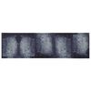 vidaXL Kuhinjska preproga Modri sencnik 150 x 45 cm 100% poliamid