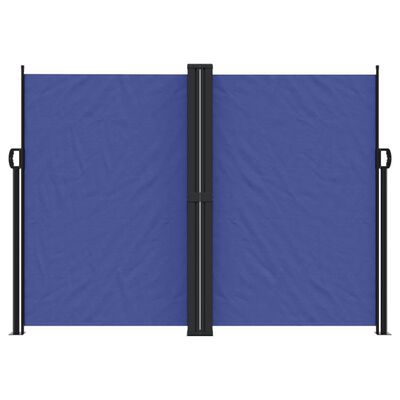 vidaXL Zložljiva stranska tenda modra 180x600 cm