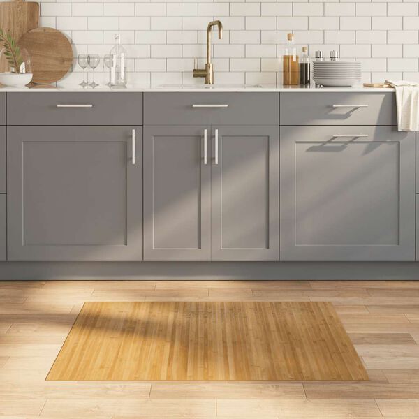 vidaXL Preproga pravokotna naravna 70x100 cm bambus