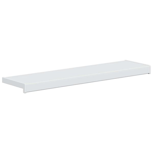 vidaXL Okenski nadstre&scaron;ek Bela 60 x 25 x 4,5 cm PVC